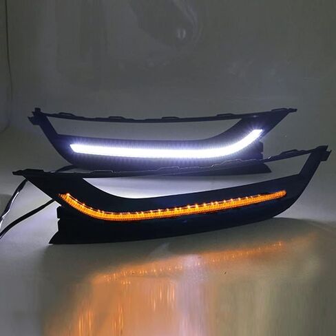 إطار مصباح الضباب LED DRL لسيارة Volkswagen VW Passat B7 2012 2013 2014 2015 المصد الأمامي للقيادة ضوء النهار الجري مع إشارة الانعطاف in Saudi Arabia