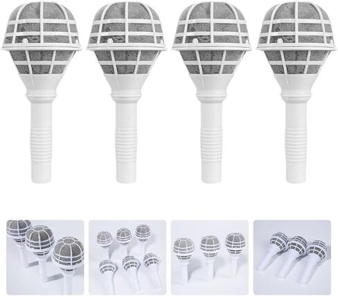 housoutil 4pcs عقد ترتيبات الزهور الاصطناعية المجففة Torus باقة الزهور حامل ترتيب الزهور مجموعة رغوة خمر ديكور الزفاف ديكور اليد DIY الزفاف البلاستيك الزهور مقبض العروس in Kuwait