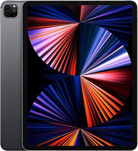 2021 Apple iPad Pro (12.9-inch, Wi‑Fi + Cellular, 256GB) - Space Gray (Renewed Premium) in Saudi Arabia