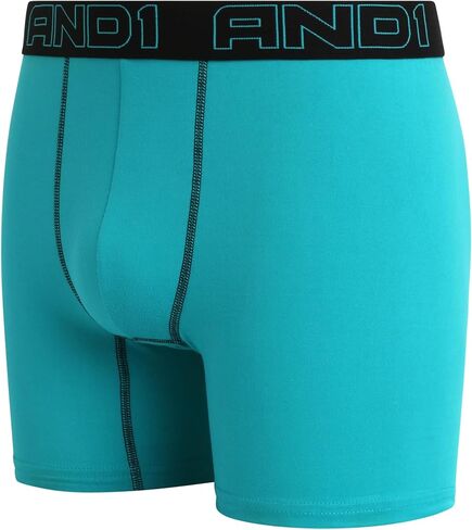 AND1 Men's Underwear – 12 Pack Super Soft Performance Boxer Briefs (S-3XL) in Kuwait