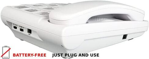 هاتف ذو زر كبير، هاتف سلكي بذاكرة الصور لكبار السن، اطلب هاتفًا أرضيًا لكبار السن in Kuwait