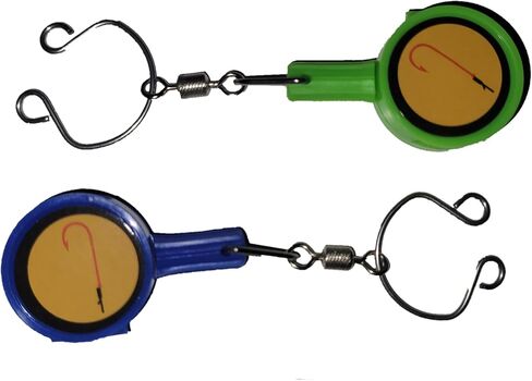 2PC Fishing Knot Tying Tool, Fishing line Cutter, Standard Size, Hook Covers, Lure Protection, Fishing Hook Holder. in Saudi Arabia
