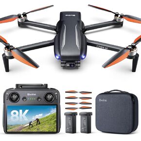 Bwine F7MINI 4K(RC3) Drones with Camera for Adults, 8K Photo 4K Video, RC with 1080P Screen, 20000ft Transmission, 64min Flight, 3-Axis Gimbal, 249g FAA-Exempt, GPS Track, Auto Return, Beginner Mode in Kuwait