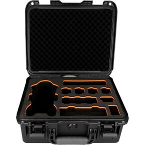 حافظة بدون طيار لـ DJI Mavic 4 Creator Combo، IP67 مقاومة للماء والغبار والصدمات، حافظة صلبة للحمل مع إسفنج مقطوع بدقة، سطح EVA مضاد لبصمات الأصابع وقاعدة إسفنجية عالية الكثافة in Kuwait