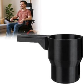 Wheelchair Cup Holder Compatible with UniTrack System | Compatible with Permobil Wheelchair | Securely Holds 40oz Tumblers & Travel Mugs | Spill Resistant Drink Carrier | Easy to Install in Kuwait