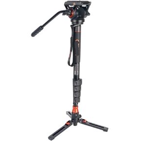 DK327Q5S رأس الزيت الهيدروليكي الاحترافي للكاميرا Monopod مع حامل ثلاثي القوائم in Kuwait