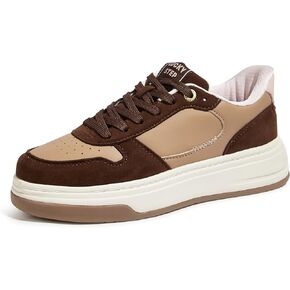 LUCKY STEP Women’s Fashion Sneakers Slip-Ins Platform Shoes for Women, Skate Footwear Thick Sole Lace-up Slip-On Walking Shoes, Comfortable Cushioned Non-Slip Casual Shoes in Kuwait