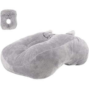 Zerodeko Ergonomic Face Down Nap Pillow for Office Desk and Chair Breathable Support Cushion for Comfortable Sleep Stable Structure with Cartoon Design for Spine and Face Care in Kuwait