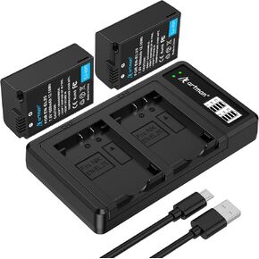 Artman EN-EL25 EN-EL25A بطارية 1600 مللي أمبير في الساعة 2 حزمة وشاحن USB-C LCD مزدوج متوافق مع كاميرا Nikon Z50II، Z50، Z30، بطارية ZFC 4241، شاحن MH-32 in Kuwait