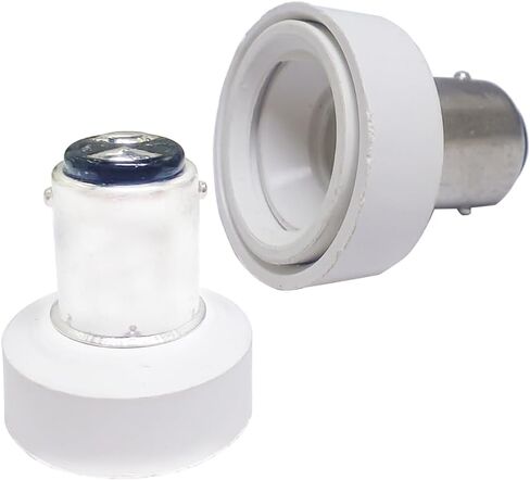 E-Simpo® 10-Pack BA15D to E12 Adapter,BA15D to E12 Lamp Base Converter,PBT, Z1088 in Kuwait