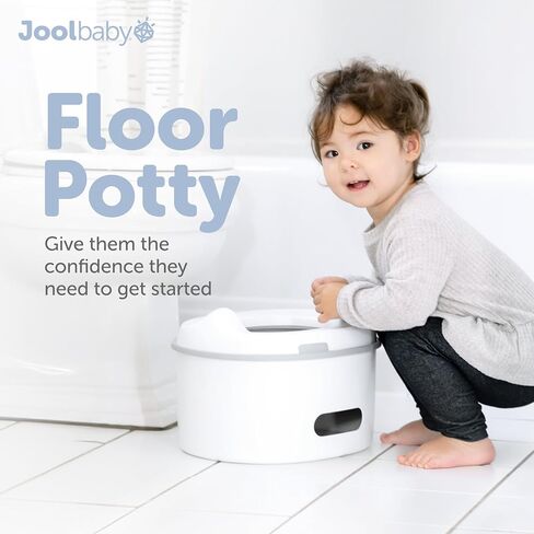 Jool Baby Milestone 4-in-1 Potty – Includes Toddler Potty Chair, Potty Training Seat, Step Stool & Urinal – Easy to Clean & Store in Kuwait