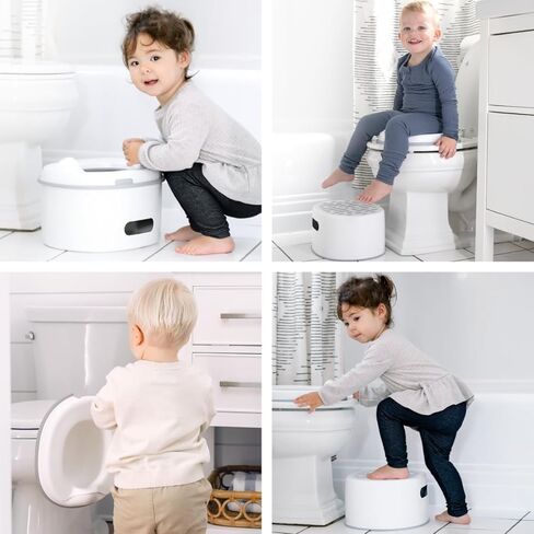 Jool Baby Milestone 4-in-1 Potty – Includes Toddler Potty Chair, Potty Training Seat, Step Stool & Urinal – Easy to Clean & Store in Kuwait