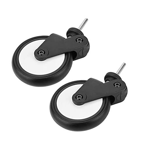 Stroller Wheels Replacement Universal, Baby Strollers Rubber Wheels Accessories for Yoya/Vovo Wheel Kids Carriage with Tools(Front Wheels) in Kuwait