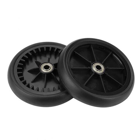 Baby Strollers Rubber Wheels, Replacement Baby Strollers Yoyo Rubber Front Back Wheels Accessories for Yoya Vovo Kids Carriage with Tools (A Pair of Rear Wheels) in Kuwait