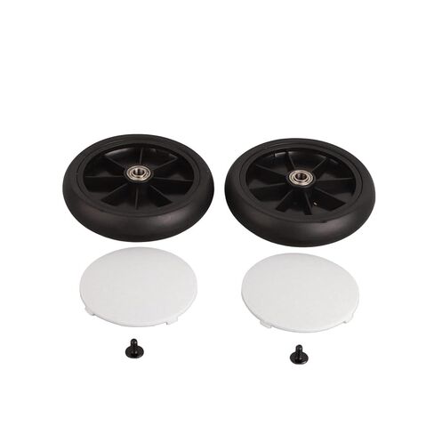 Baby Strollers Rubber Wheels, Replacement Baby Strollers Yoyo Rubber Front Back Wheels Accessories for Yoya Vovo Kids Carriage with Tools (A Pair of Rear Wheels) in Kuwait