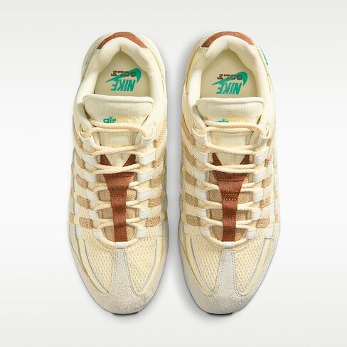 Nike Air Max 95 Golf 'Waste Management Open' Shoes (IB6895-100, Coconut Milk/Sail/Summit White/Stadium Green) in Kuwait