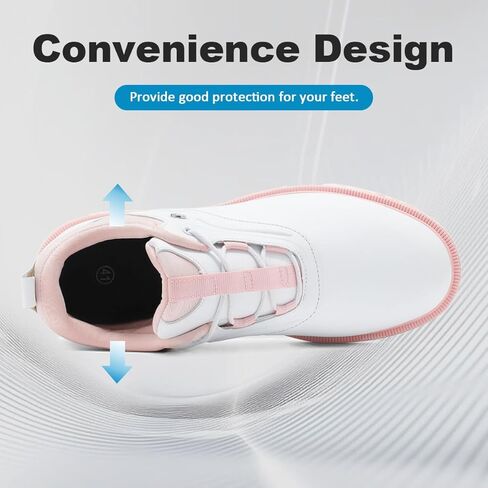 ULTIANT Women Golf Shoes Waterproof Spikeless Indoor Golf Sneakers Outdoor Non-Slip Sport Size 5-10 in Saudi Arabia