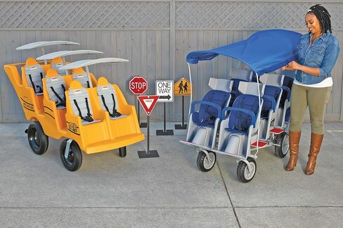 Angeles Bye-Bye Buggy Canopy for Kids Wagon, Buggy, Outdoor Sun Protection for Toddlers, 27" x 14" x 16", 3-Pack in Grey in Kuwait