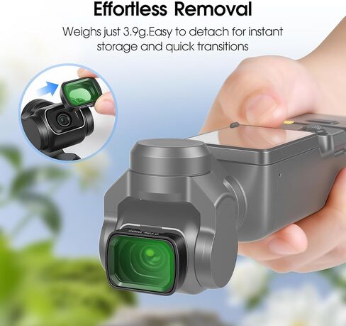 عدسة بزاوية واسعة 0.75X متوافقة مع DJI Osmo Pocket 3 وPocket 4 فقط، 3 عناصر و3 مجموعات من الزجاج البصري متعدد الطبقات، مرفق عدسة مغناطيسية عريضة لمدونات الفيديو والسفر، آمن للغاية وخفيف الوزن in Kuwait