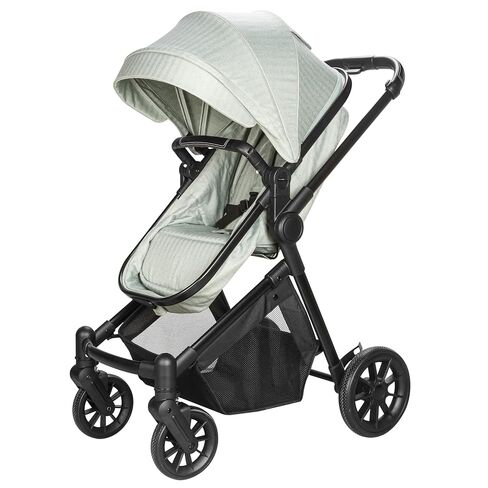 2-in-1 Lightweight Baby Stroller with Reversible Seat & All-Terrain Wheels, One-Hand Fold, Large Storage Basket, 5-Point Harness for Newborn to Toddler, Green in Kuwait