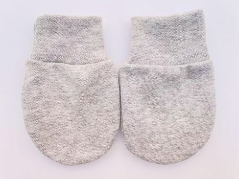 Newborn Baby Infant Toddler Mittens No Scratch Cotton Elastic Wrist Gloves for 0-6 Months Boys Girls in Saudi Arabia