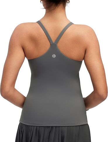 RUNNING GIRL Sports Bra for Women, Criss-Cross Back Padded Strappy Sports Bras Medium Support Yoga Bra with Removable Cups in Kuwait