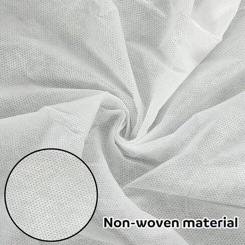 4 Pack Disposable Airplane Seat Covers, 60 x 24 Inches Non-Woven Fabric Seat Protector with Armrest Cover for Travel, Train, Bus, Rental Car, Office & Movie Theatre in Kuwait
