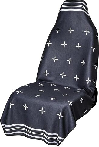 Car Seat Cover Towel for Front Seats, Non-Slip Car Seat Towel with Headrest Pocket & Strap Perfect After Gym Workout, Beach and Yoga,Universal Fit Car Seat Protector for Cars,Truck,SUV in Saudi Arabia