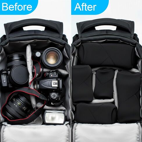Self-Adhesive Camera Lens Wrap, 17.7''×17.7'' Anti-Scratch Protective Cloth, Washable Lens Pouch for DSLR Cameras & Phone Accessories in Kuwait