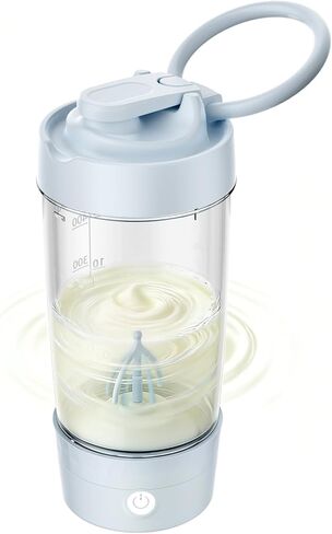 Electric Breast Pitcher, Portable Baby Milk Formula Mixing Pitcher, Automatic Breastmilk Formula Fridge Storage Container Mixer with Wide Mouth, BPA-Free, Made with Tritan, Blue in Kuwait