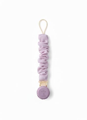Muslin Cotton Pacifier Clips - Metal-Free, Lightweight and Secure Pacifier Holder for Babies (Ballerina Fleur) - Mila & Lulu in Kuwait