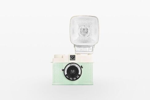 Lomography Lomourette Picnic Edition Half-Frame Camera, 35mm Film Format, Multiple Exposure, Mint Green in Kuwait