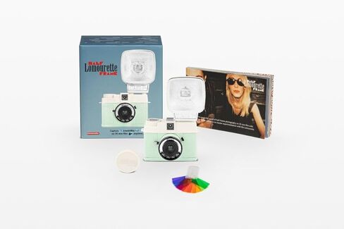 Lomography Lomourette Picnic Edition Half-Frame Camera, 35mm Film Format, Multiple Exposure, Mint Green in Kuwait