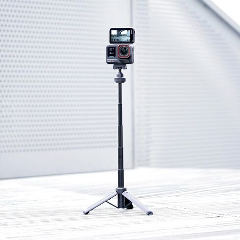 MAXCAM Compatible with Mini Selfie Extension PolePortable Tripod Vlog Desk Stand Accessories for Insta360 Sports Camera Ace Pro 2 1 in Kuwait