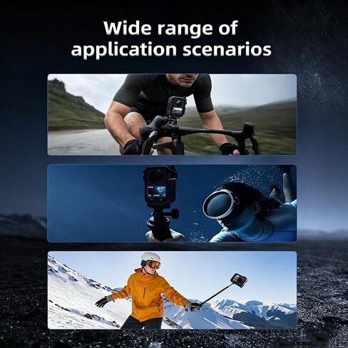 قفص كاميرا من الألومنيوم من YELANGU لـ DJI Osmo 360، إطار واقٍ مع إطلاق سريع، وحذاء بارد وفتحات ملولبة 1/4 بوصة للتصوير متعدد السيناريوهات in Kuwait
