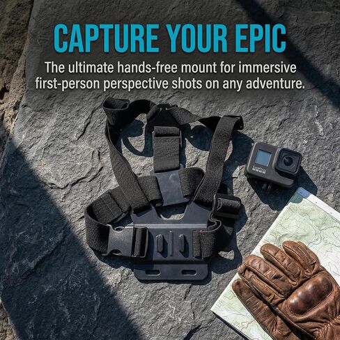 5PCS Mobile Phone Chest Adjustable Strap Mount GoPro Chests, Cell Phone Clips Harness Holder Bracket, Action Camera Chest Strap Holder-Black in Kuwait