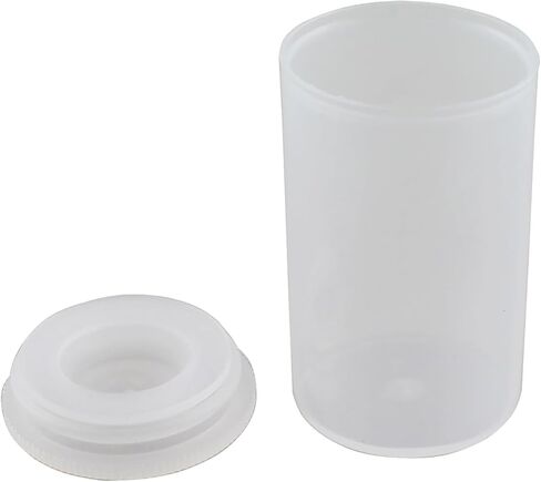 RLECS 25PCS 33x54mm PP Plastic Film Canister Small Item Storage Jar with Lid for Storing Sewing Supplies/Components Mixed Pigments Candy Dispenser in Kuwait