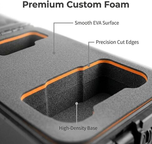 Drone Case for DJI Mavic 4 Creator Combo, IP67 Waterproof Dustproof Shockproof Protective Carrying Hard Case with Precision-Cut Foam, Anti-Fingerprint EVA Surface and High-Density Foam Base in Kuwait