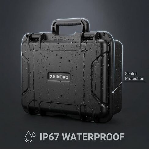 Drone Case for DJI Mavic 4 Creator Combo, IP67 Waterproof Dustproof Shockproof Protective Carrying Hard Case with Precision-Cut Foam, Anti-Fingerprint EVA Surface and High-Density Foam Base in Kuwait