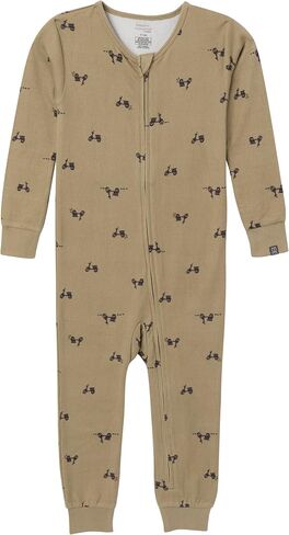 Modern Moments by Gerber unisex-baby Hacci Footless Pajamas in Kuwait