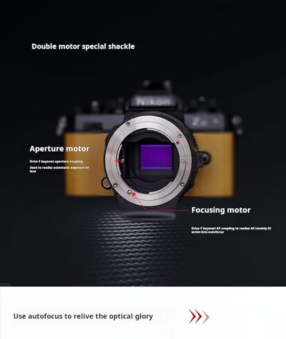 محول التركيز التلقائي MonsterAdapter LA-FZ1 متوافق مع عدسات Nikon F-Mount إلى محول كاميرات Nikon Z-Mount مع محرك AF مدمج (FW v1.2) in Kuwait