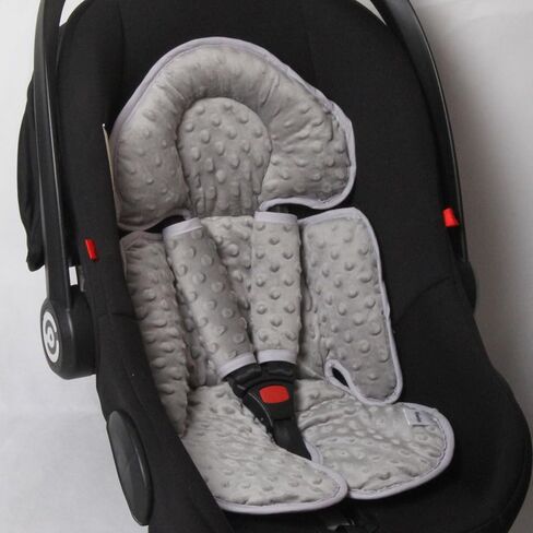 Infant Support Cushions, Insert for Car Seats, As Travel Accessories Such As Car Seat Inserts and Stroller Cushions, Grey in Saudi Arabia