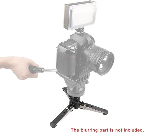 Universal Three-Foot Support Stand Monopod Base for DSLR Cameras Tripod 3 8 Screw Foldable Portable Aluminium Alloy Non-Slip in Kuwait