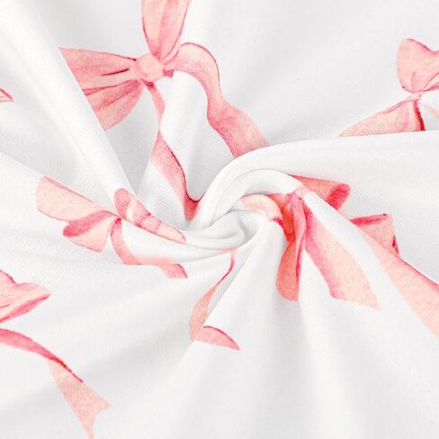 Toddler Pillowcase 2 Pack for Girls, Kid Pillowcase with Envelope Closure, Toddler Pillow Cover for 12"x16" 13"x18" 12"x20" 14"x20" Soft and Breathable Travel Pillowcase, Pink Bow in Kuwait