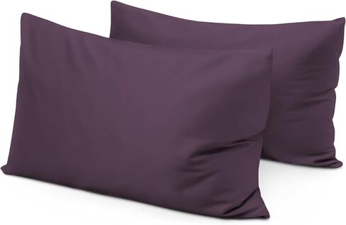 Toddler Travel Pillowcases - 16 x 22 Inches Egyptian Cotton Envelope Closure 600 Thread Count Set of 2 Soft and Cozy Travel Pillowcases Nursery Pillow Cases Wrinkle & Fade Resistant - Dark Gray in Kuwait
