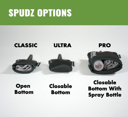 SPUDZ Ultra Microfiber Lens Cleaner with Closeable Bottom – Clip-On Pouch, Washable – for Binoculars, Scopes, Glasses, Screens | Ultra Gray Chevron, 6 x 6 Inch (3-Pack) in Kuwait