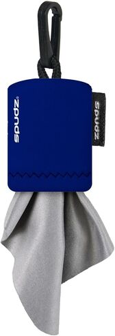 SPUDZ Ultra Microfiber Lens Cleaner with Closeable Bottom – Clip-On Pouch, Washable – for Binoculars, Scopes, Glasses, Screens | Ultra Vibrant Unicorn, 6 x 6 Inch (3-Pack) in Kuwait