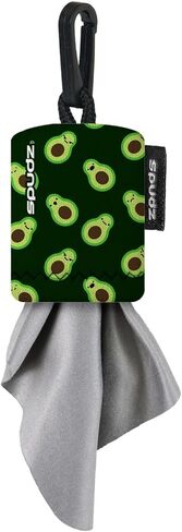SPUDZ Ultra Microfiber Lens Cleaner with Closeable Bottom – Clip-On Pouch, Washable – for Binoculars, Scopes, Glasses, Screens | Ultra Vibrant Unicorn, 6 x 6 Inch (3-Pack) in Kuwait