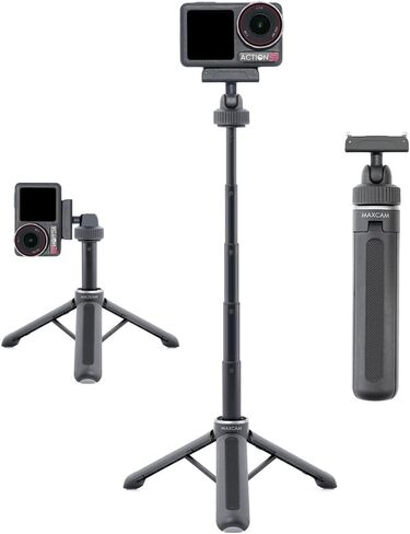 MAXCAM لكاميرا DJI الرياضية Osmo Action 5 Pro/4/360 Mini Selfie تمديد القطب حامل ثلاثي محمول Vlog حامل سطح المكتب الملحقات in Kuwait