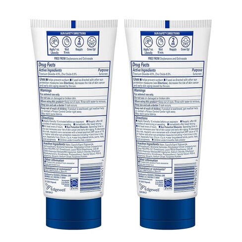 Banana Boat 100% Mineral Kids Sunscreen Lotion SPF 50, Twin Pack | Banana Boat Mineral Sunscreen for Kids, Childrens Sunblock SPF 50, Oxybenzone Free, 6Fl Oz each (Pack of 2) in Kuwait